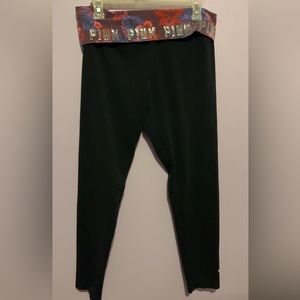 PINK BLING YOGA LEGGINGS